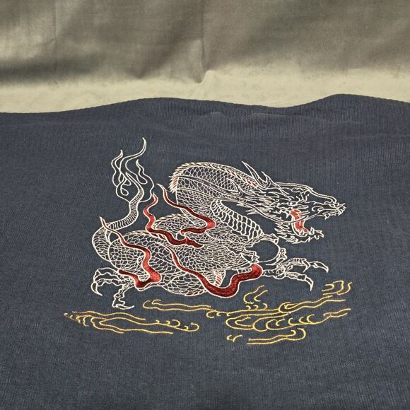 Japanese Brand Yoichi Dragon Kimono Embroidered Size 4L - Picture 5 of 9
